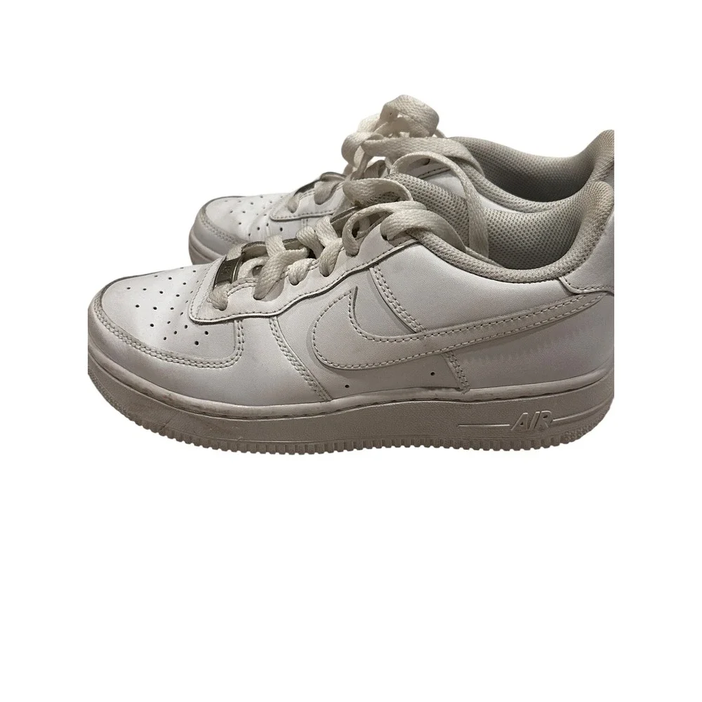 Nike Air Force 1 Low White Kids Sneakers 314192-117 Size 4.5Y